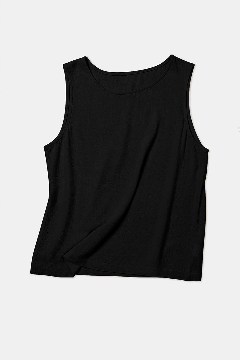 Solid Sleeveless Tank Top