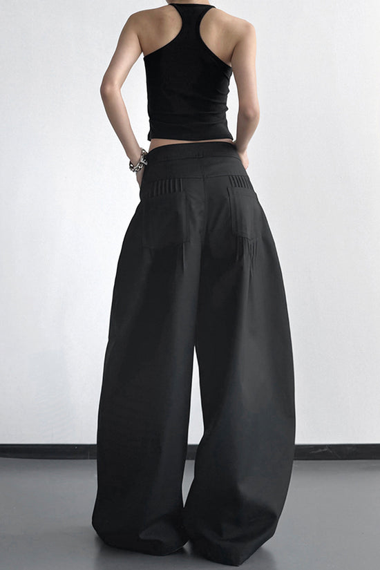 Wide-Leg Casual Pants