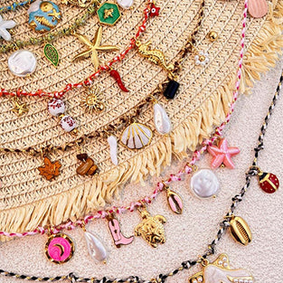 Sea Charm Necklace with Unique Pendants