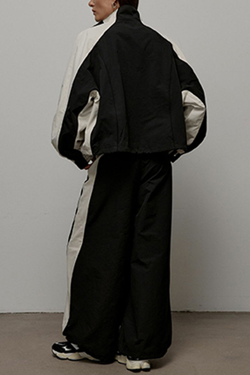Stylish Activewear Set with Jacket and Pants