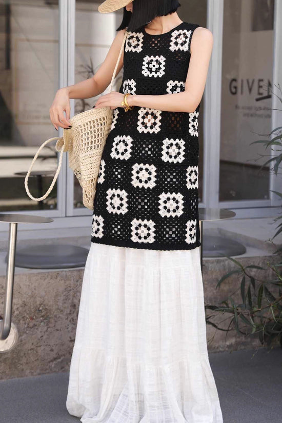 Crochet Pattern Sleeveless Dress