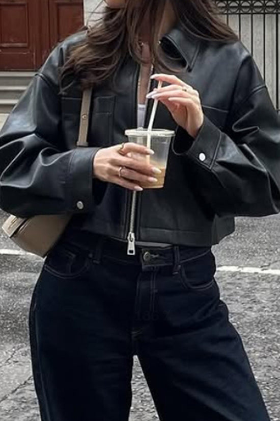 Chic Modern Zip-Up Jacket