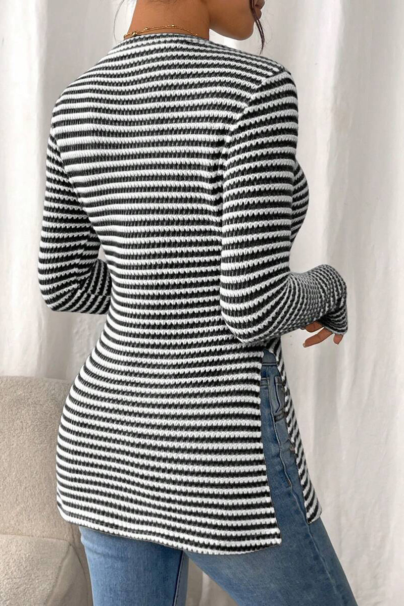 Striped Long Sleeve T-Shirt