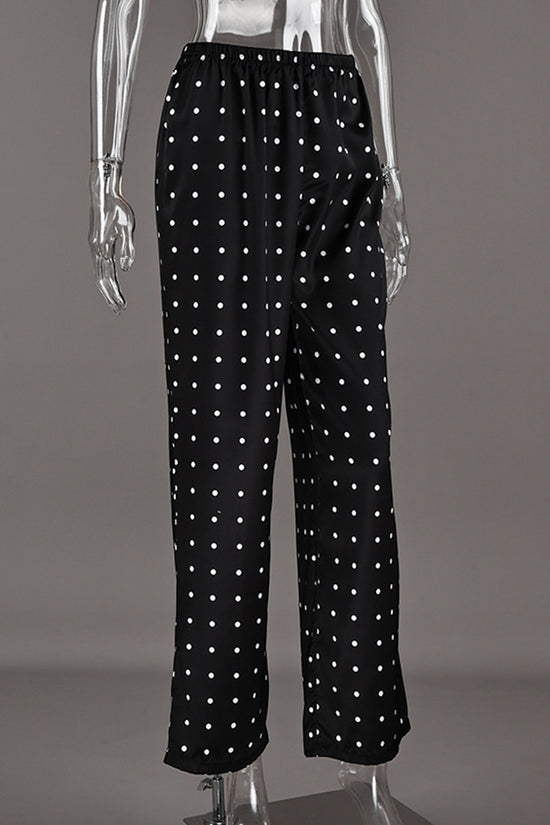 Polka Dot Casual Pants for Everyday Comfort