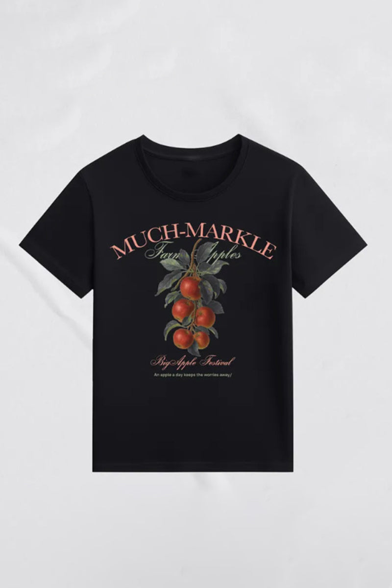 Graphic Fruit Print T-Shirt