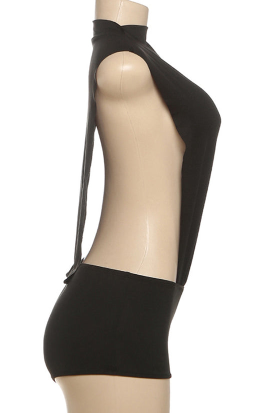 Sleek Cutout Sleeveless Romper