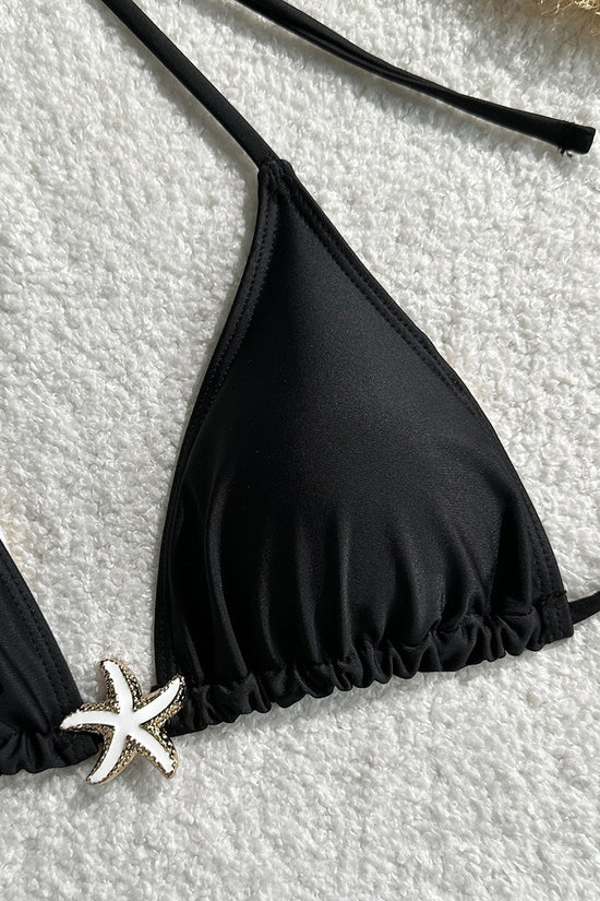Starfish Bikini Set with Cover-Up Shorts