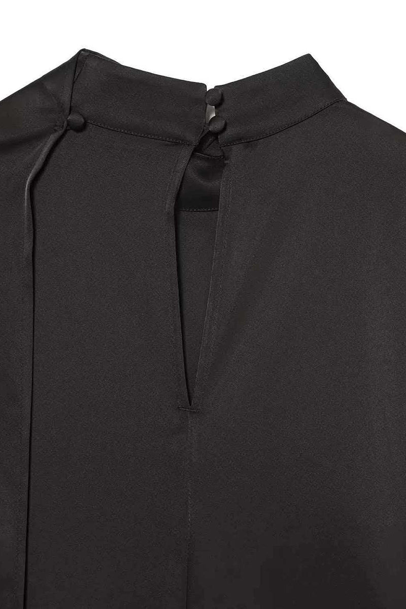 Draped Asymmetric Blouse