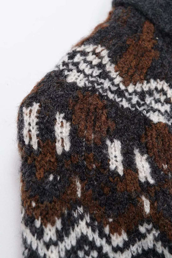 Nordic Pattern Cozy Sweater