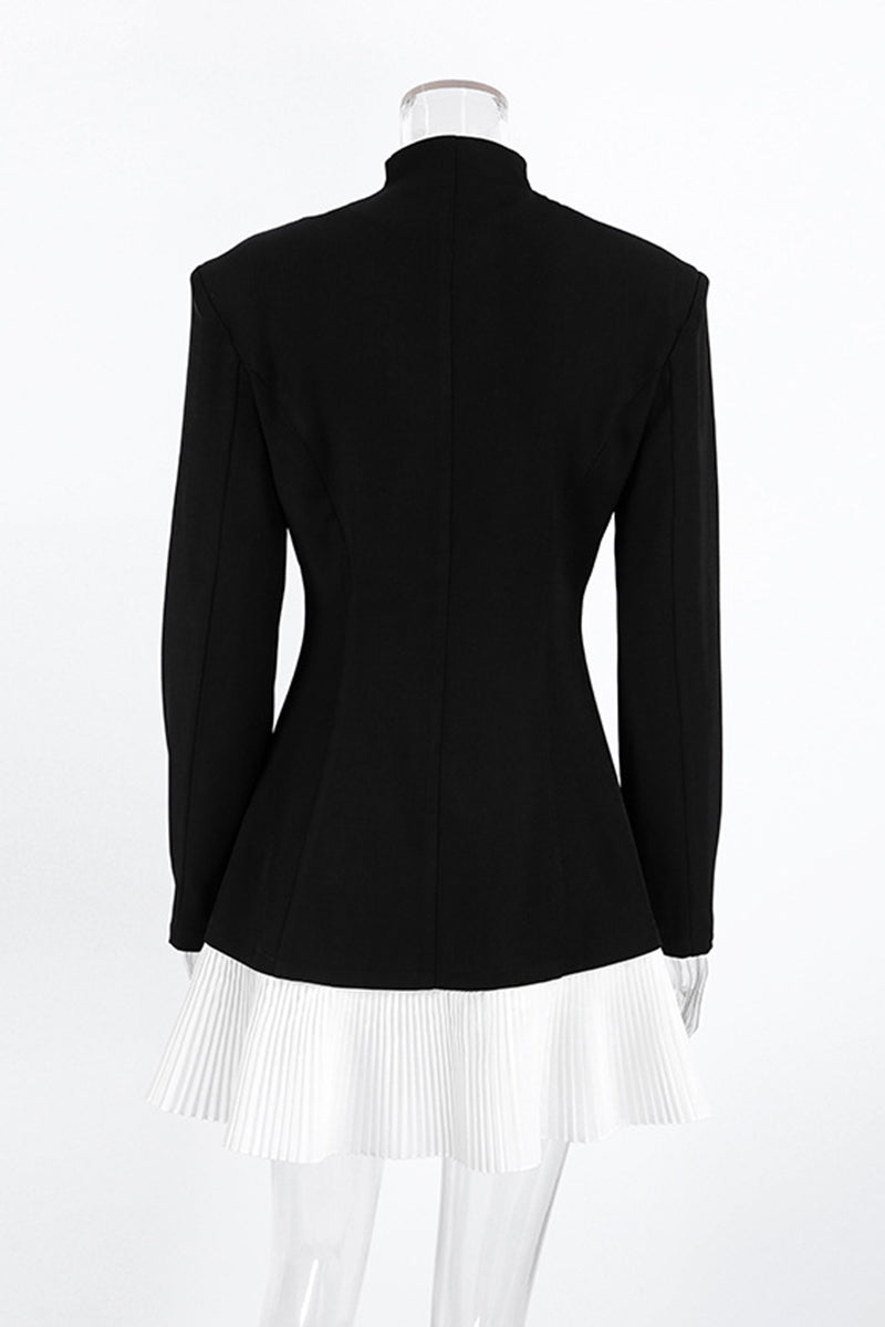 Elegant Blazer-Inspired Casual Dress