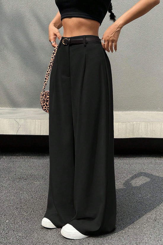 Wide-Leg Casual Pants