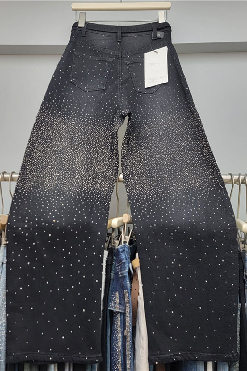 Sparkle Wide Leg Jeans