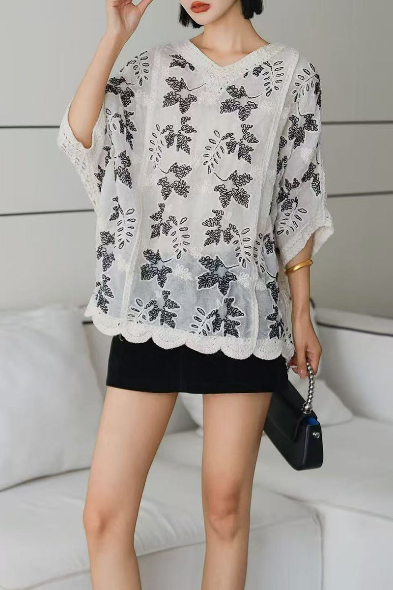 Floral Loose Fit Top