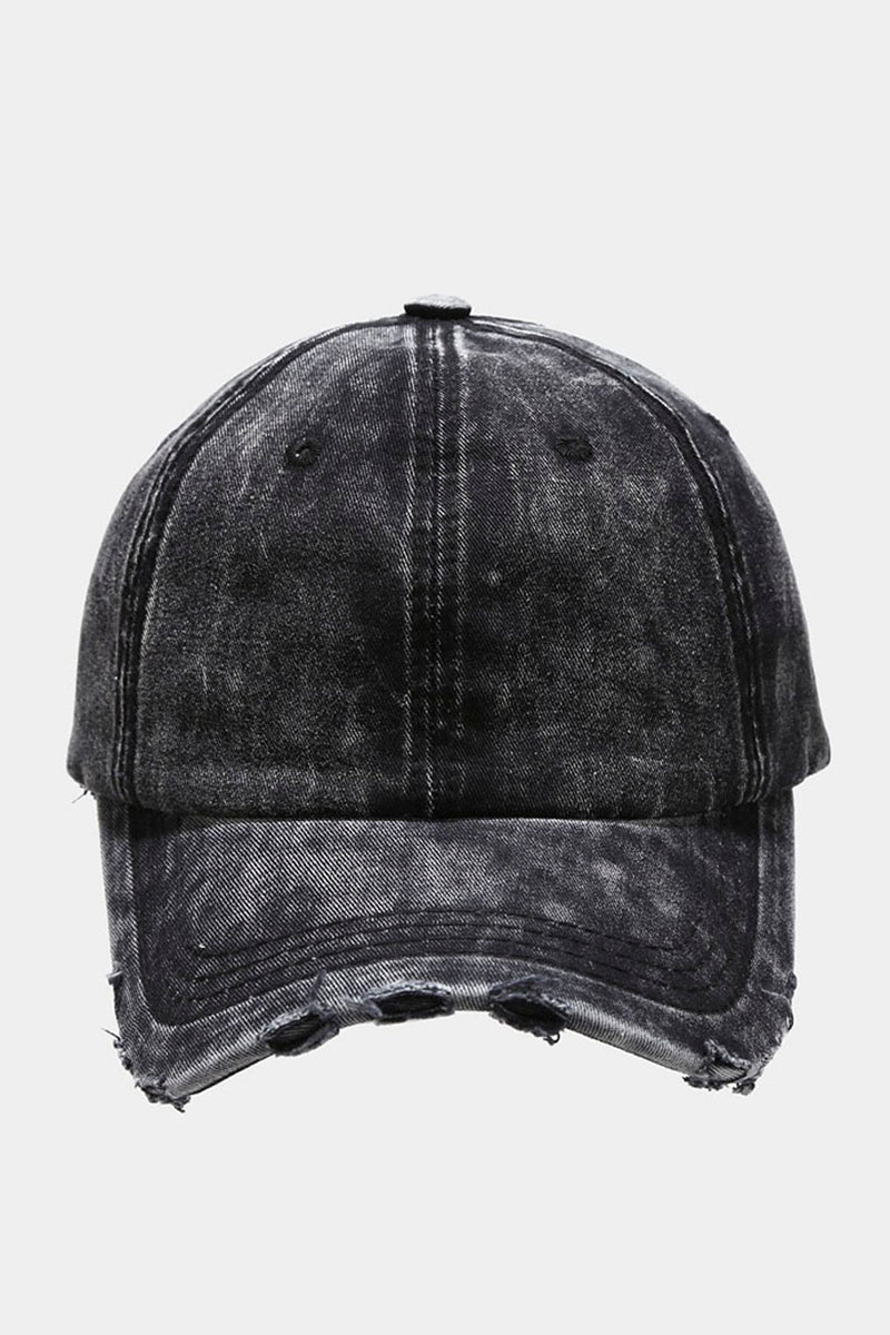 Distressed Casual Baseball Cap