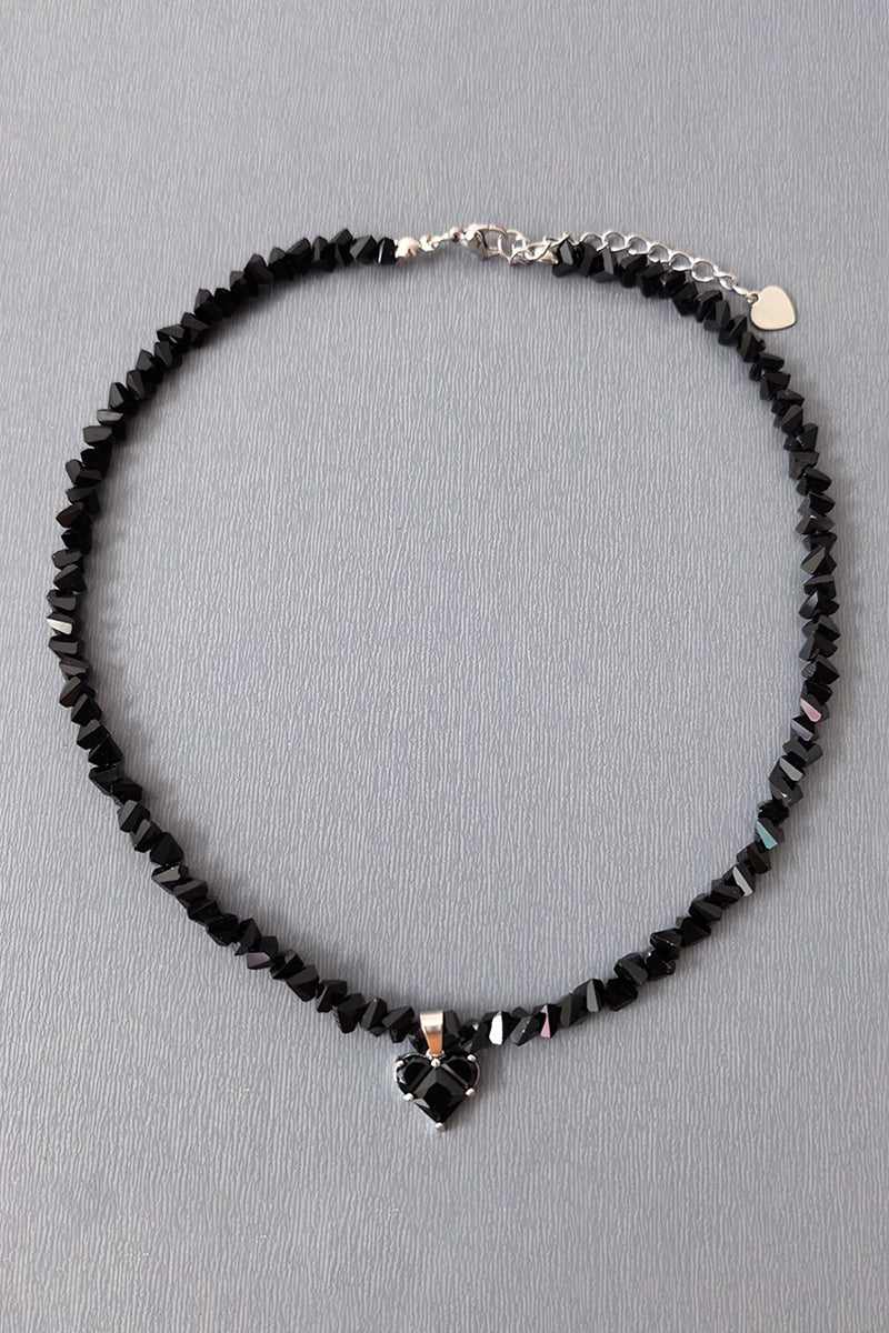 Sparkling Heart Pendant Necklace