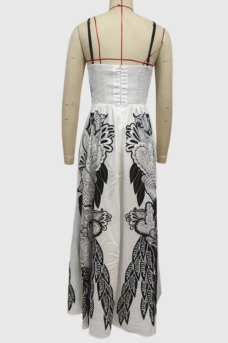 Stylish Printed Sleeveless Casual Dress