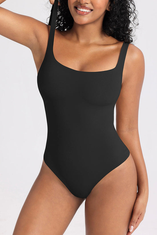 Square Neck Sleeveless Bodysuit