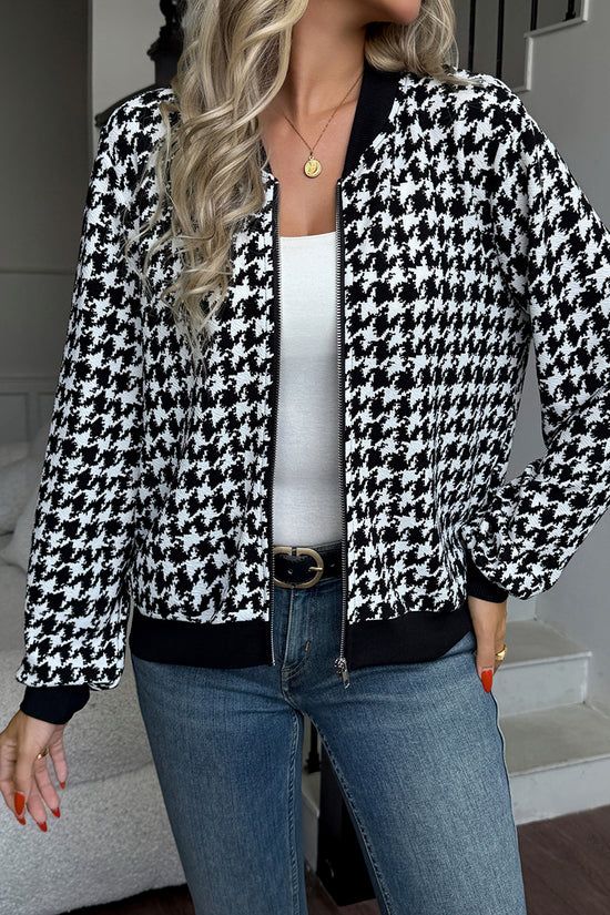 Houndstooth Casual Jacket