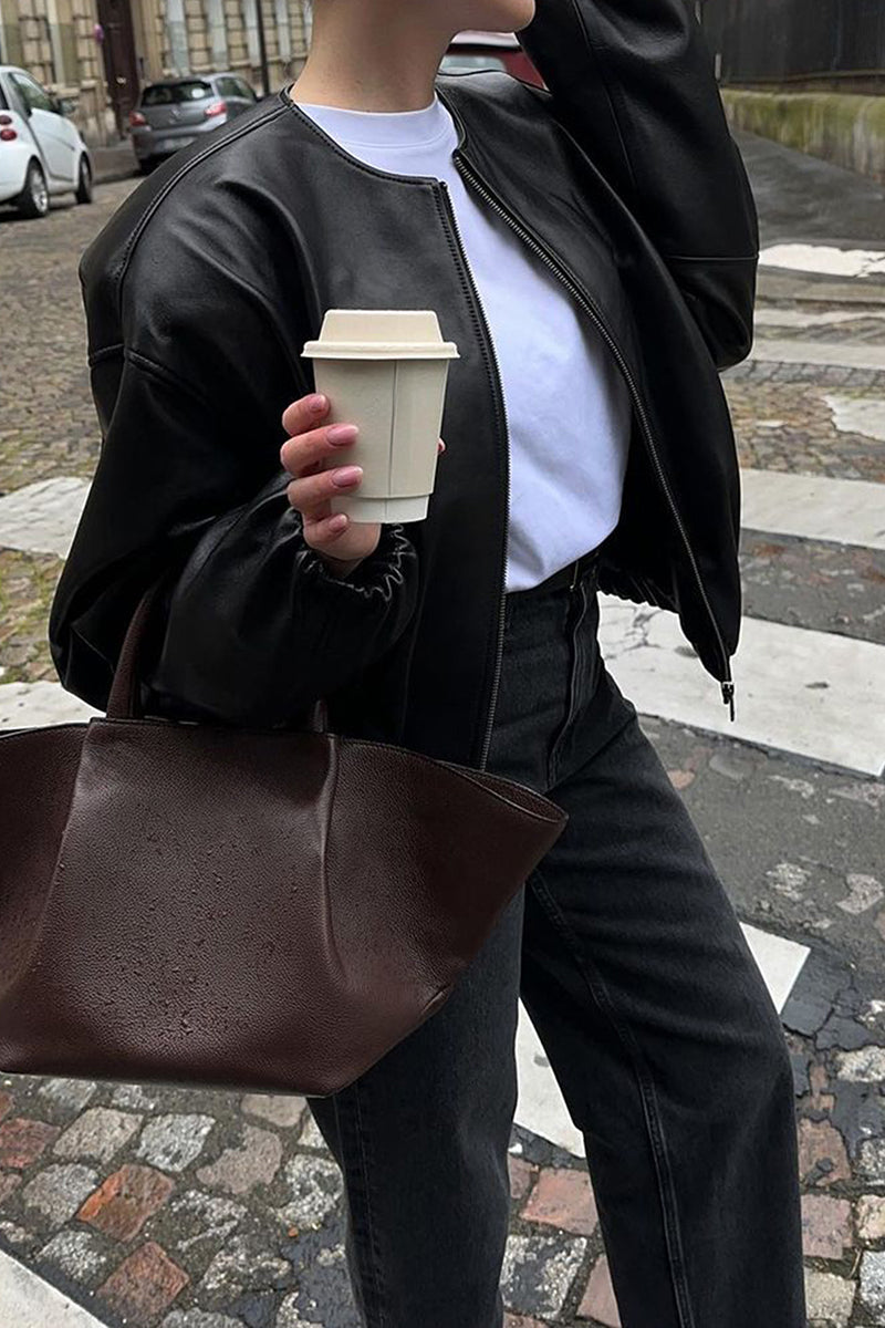 Stylish Bomber Jacket with Relaxed Fit