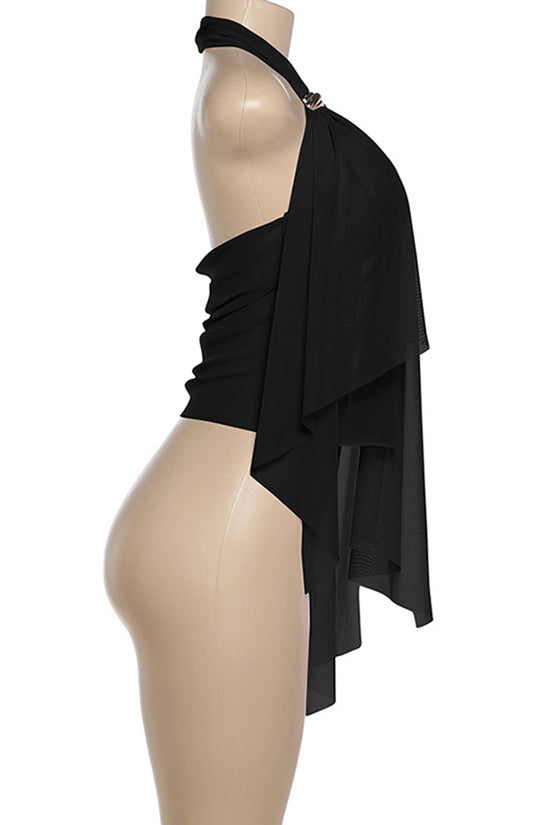 Layered V-Neck Sleeveless Top