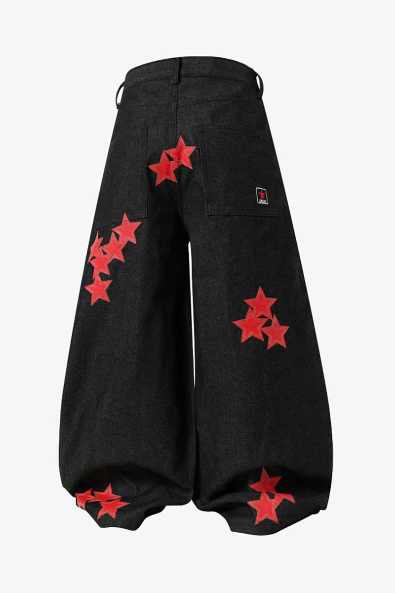 Patriotic Barrel Jeans Statement