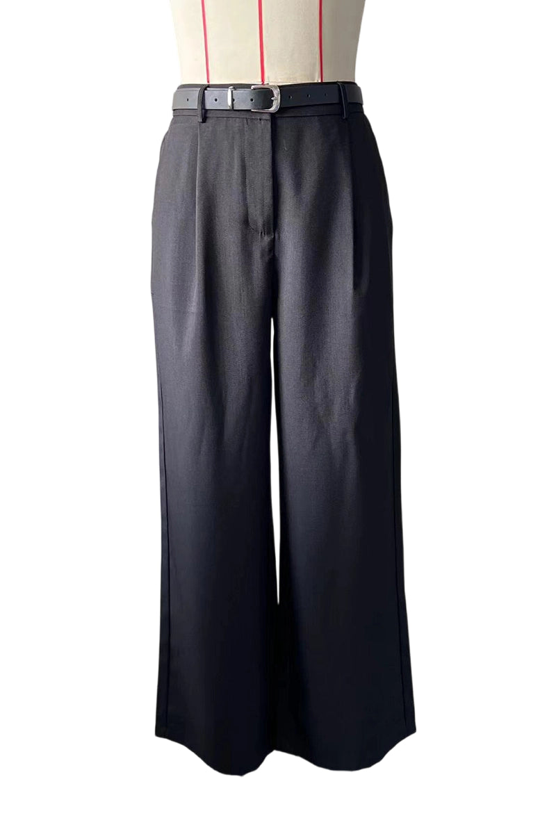 Wide-Leg Casual Pants