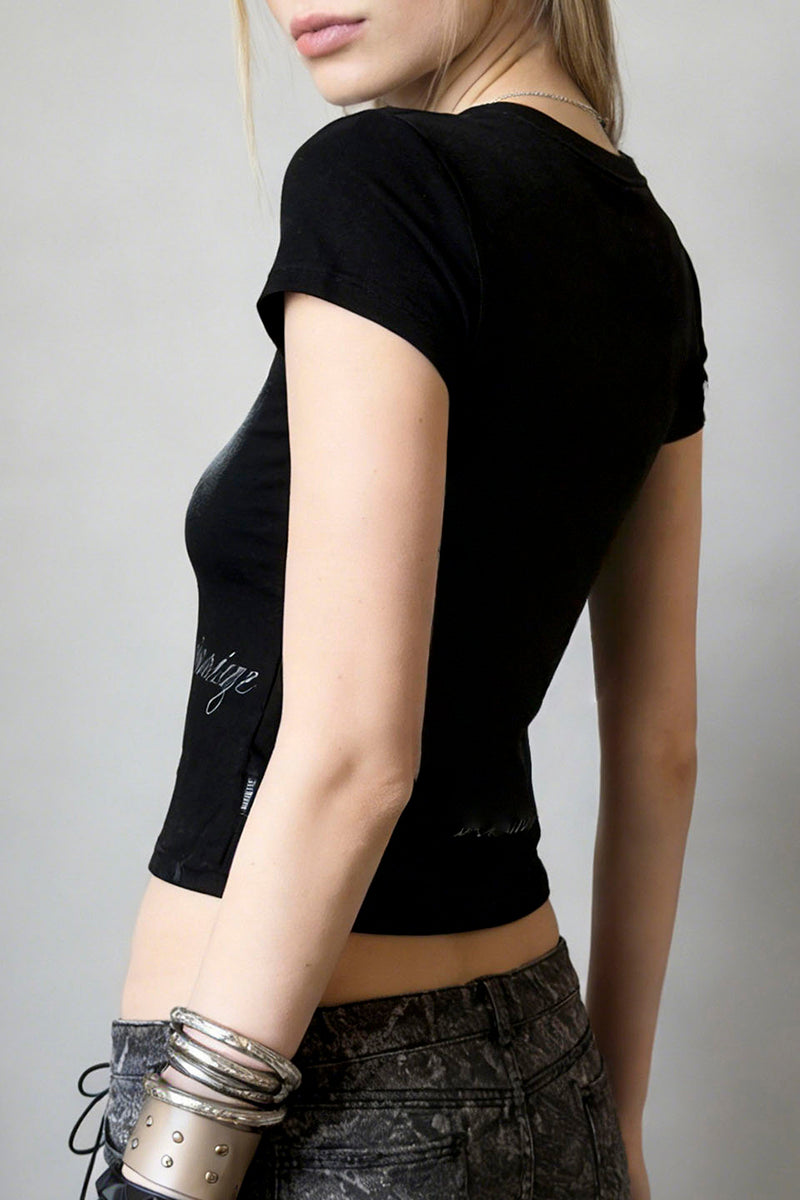 Graphic Script Horse T-Shirt