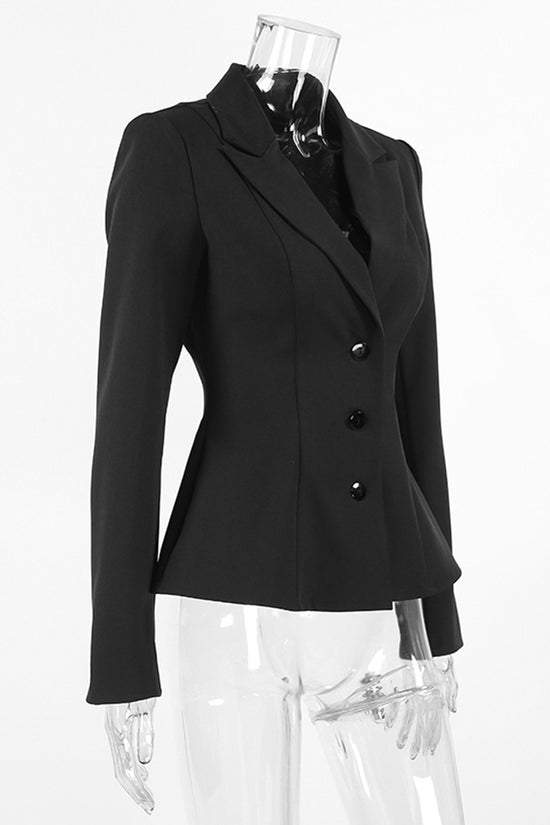 Tailored Fit Button-Down Blazer