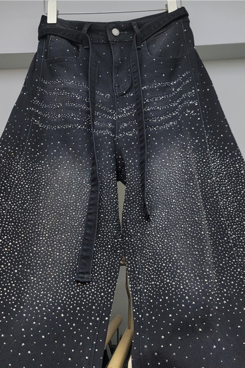Sparkle Wide Leg Jeans