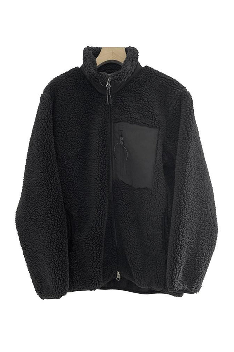 Cozy Fleece Zip-Up Coat