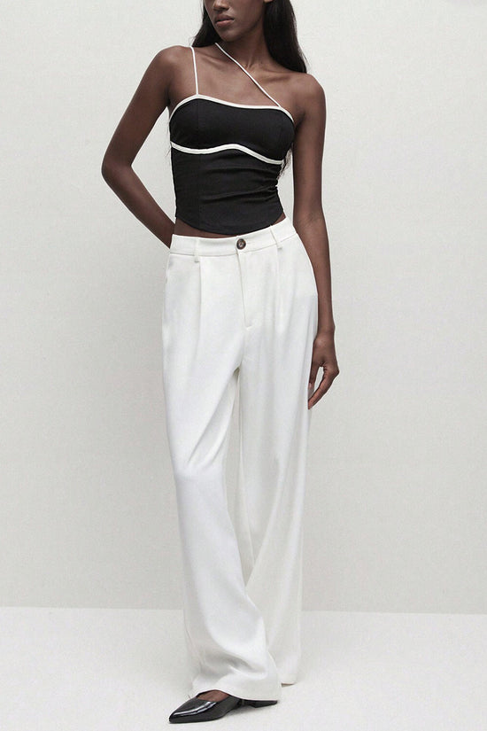 Elegant Asymmetric Strappy Camisole