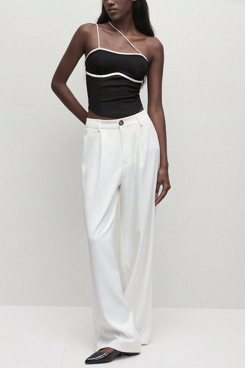 Elegant Asymmetric Strappy Camisole