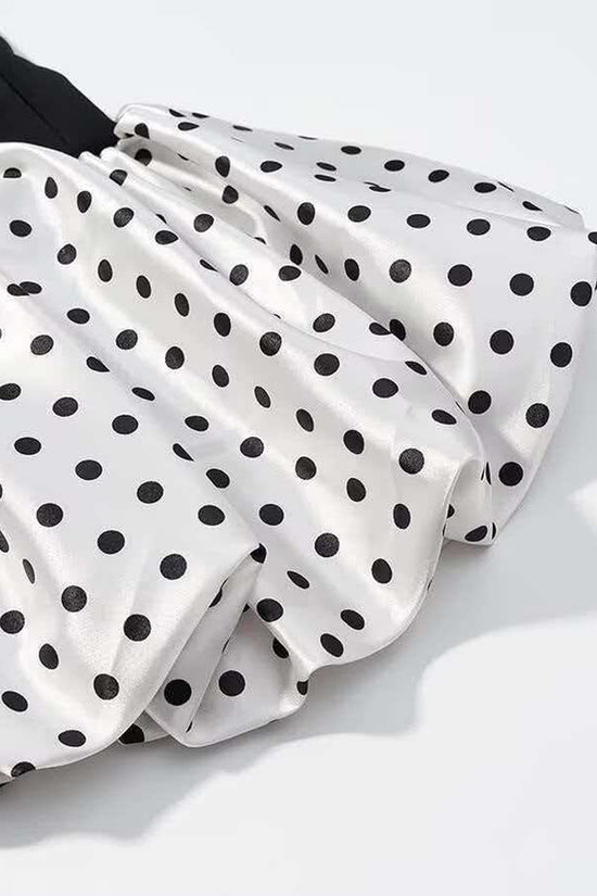 Polka Dot Sleeveless Mini Dress