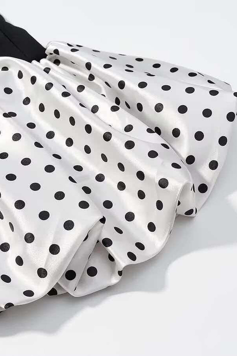Polka Dot Sleeveless Mini Dress