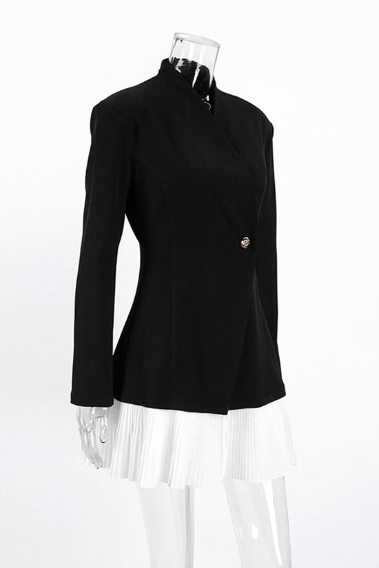 Elegant Blazer-Inspired Casual Dress