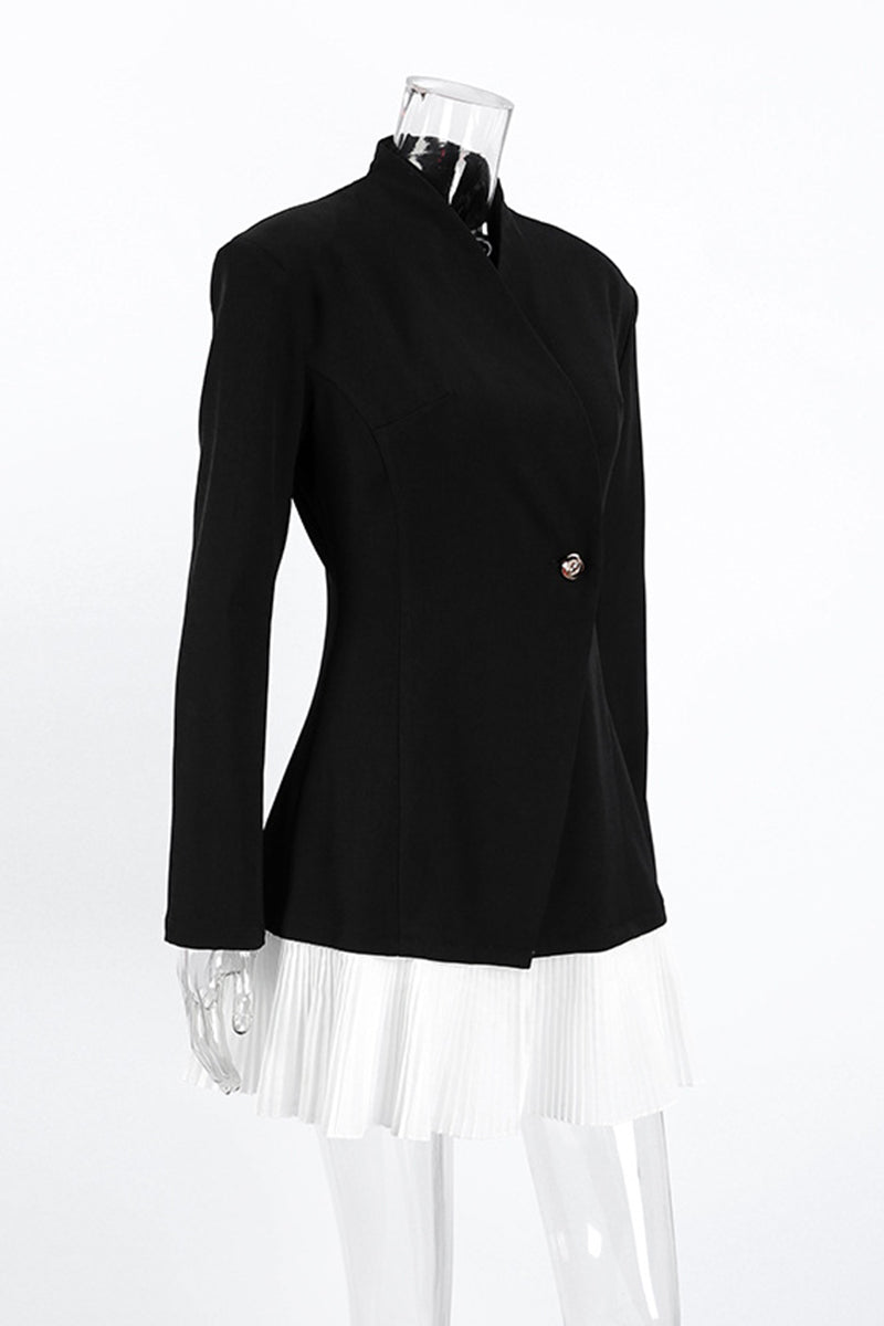 Elegant Blazer-Inspired Casual Dress
