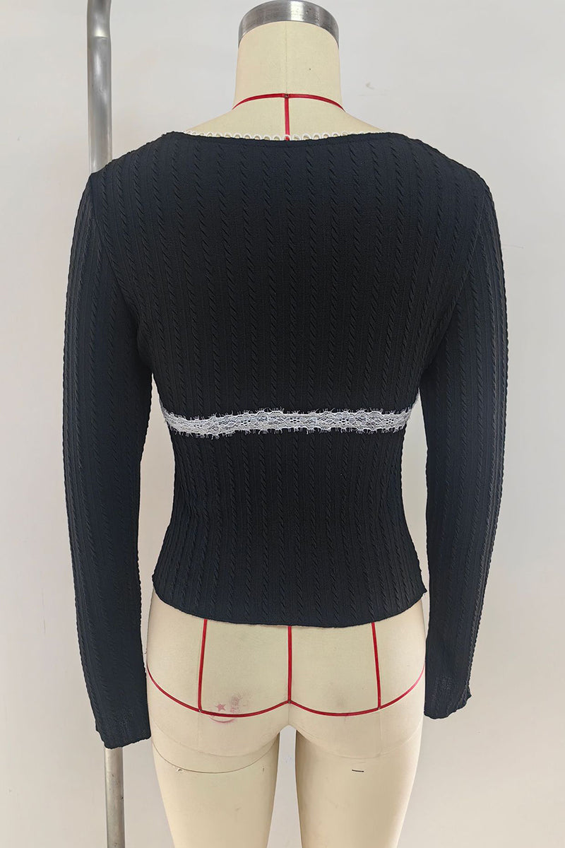 Stylish Long Sleeve Bodycon Top