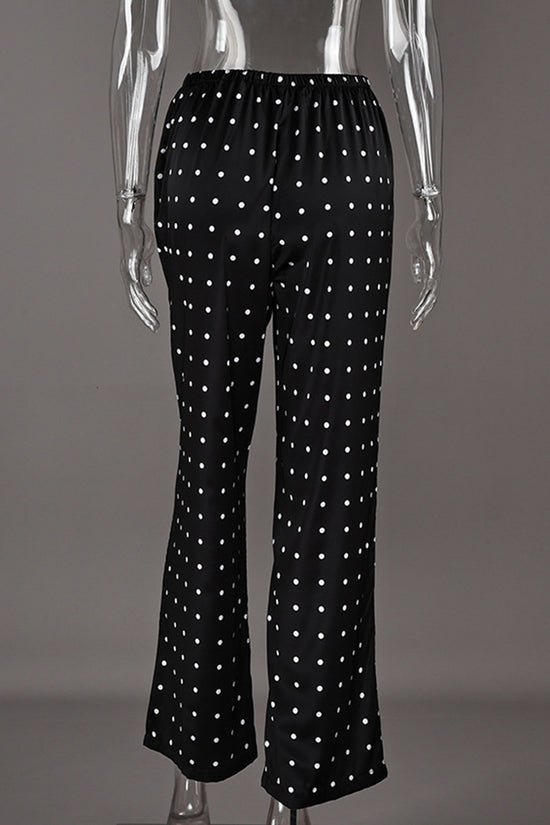 Polka Dot Casual Pants for Everyday Comfort
