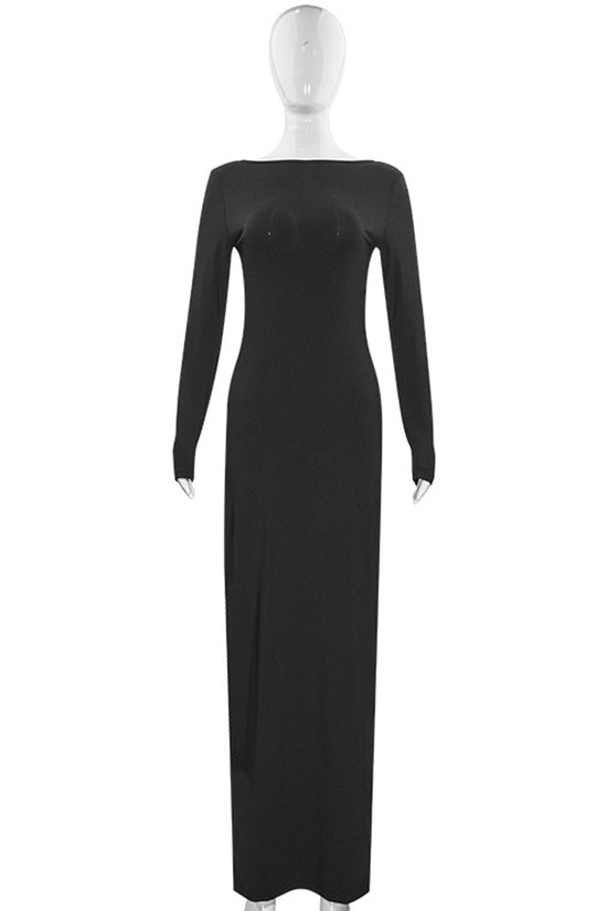 Long Sleeve Elegant Bodycon Dress