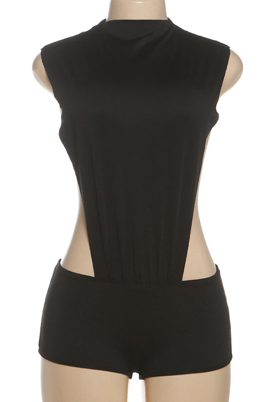 Sleek Cutout Sleeveless Romper