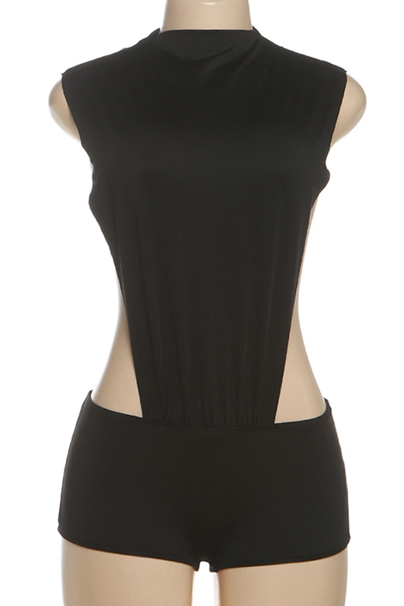 Sleek Cutout Sleeveless Romper