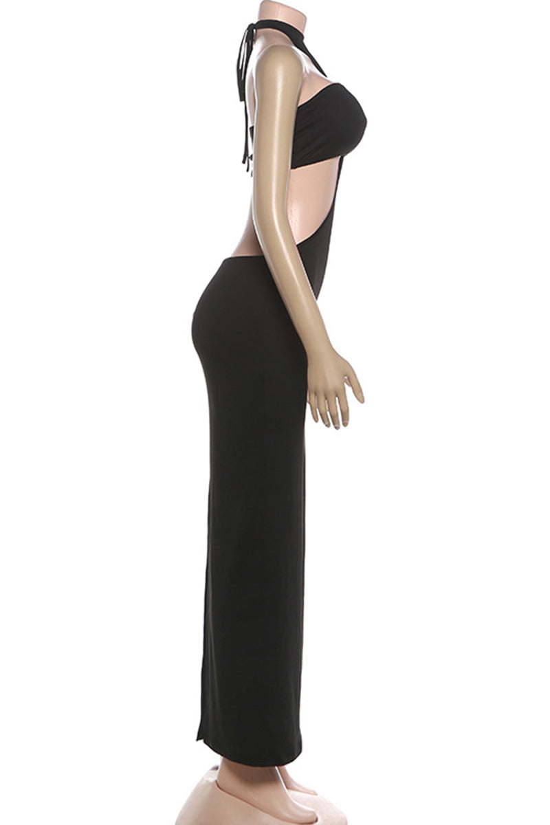Elegant Cutout Skirt Set