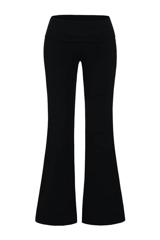 Flared Pants with Waist Detail