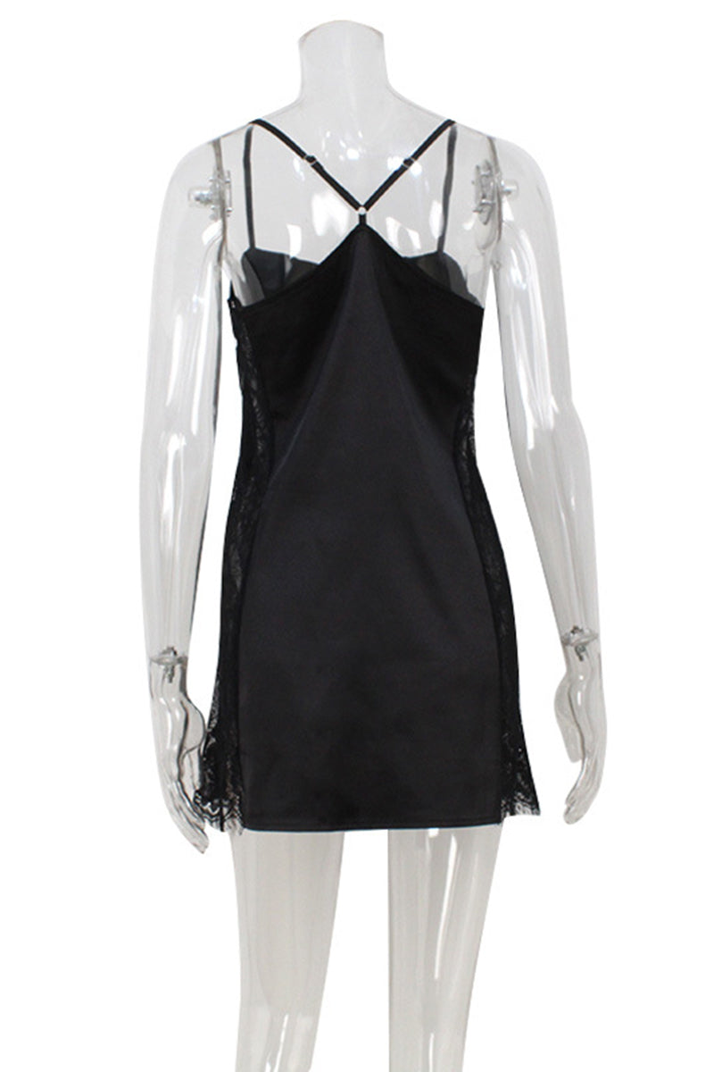 Strappy Sleeveless Bodycon Mini Dress