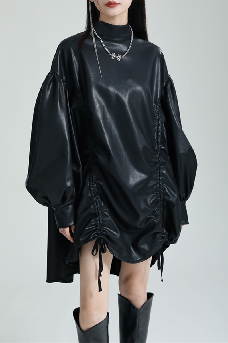 Modern Oversized Long Sleeve Dress