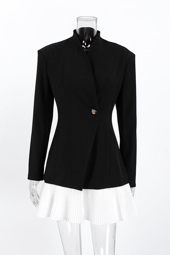 Elegant Blazer-Inspired Casual Dress