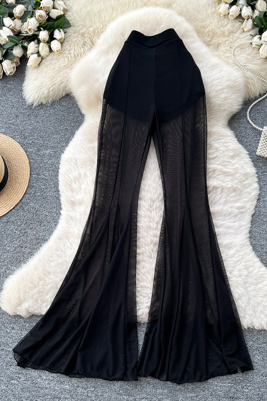 Flowing Flare Casual Pants