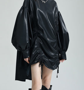Modern Oversized Long Sleeve Dress