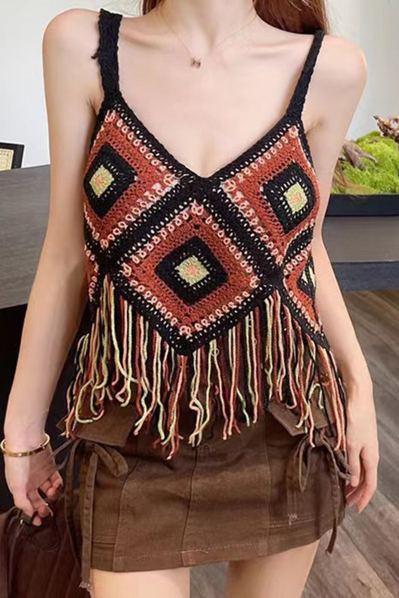 Crochet Flowy Tank Top