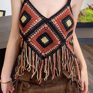 Crochet Flowy Tank Top